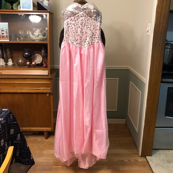 Pink Costume Dress with silver sequin top - Picture 3 of 3